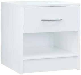 Casaria® Kiel éjjeliszekrény 41x39x28 cm - fehér