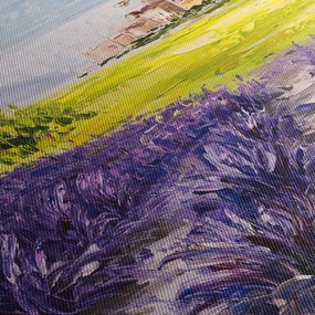 Kép - Provence, franciaország, olajfestmény (150x105 cm)