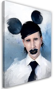 Gario Vászonkép Marilyn Manson füles sapkában - Dmitry Belov Méret: 40 x 60 cm