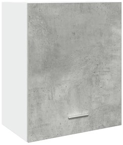betonszürke szerelt fa függő szekrény 50 x 31 x 60 cm