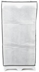 Shoes fekete-fehér textil cipőtartó állvány, 25 rekesz - Compactor