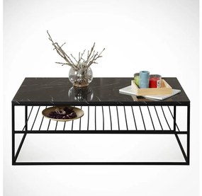 Asir Kávésasztal ETNA 43x95 cm fekete AS0832