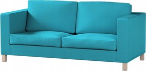 Dekoria Karlanda kinyitható kanapé huzat, rövid Ikea kék