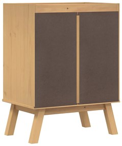 Mosogató Alap Szekrény 114x43x73,5 cm Tömör Fenyőből