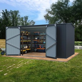 Avenberg HUNTER G1 Kerti ház szerszámokra, szányasajtó 4,1 x 2,6 m ANTRACIT