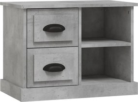 vidaXL betonszürke éjjeliszekrény 60x35,5x45 cm
