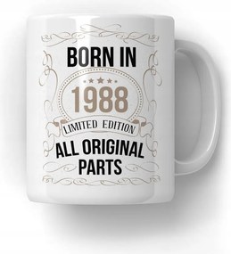 Born In Bögre Születésnapi Ajándék 18-99