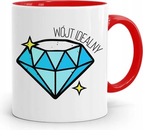 Bácsinak Piros Bögre Tökéletes Ajándék fényképes nyomtatással