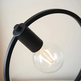 Endon modern vintage asztali lámpa shape circle matt fekete end92222