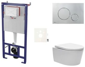 Fali WC szett SAT előtétfalas szereléshez + SAT Brevis WC SIKOSSBR71K