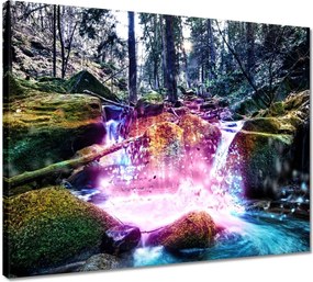 Vászonkép 50x40 Patak a hegyekben Tájkép