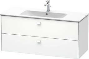 Duravit Brioso szekrény 122x47.9x55.3 cm Függesztett, mosdó alatti fehér BR410401818
