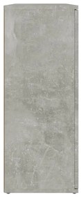 betonszürke szerelt fa tálalószekrény 91x29,5x75 cm