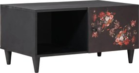 vidaXL Dohányzóasztal Sokszínű 80 x 50 x 40 cm Tömör Mangófát