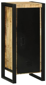 Fürdőszoba Fali Szekrény 40x35x90 cm Tömör Durva Fa Mangó