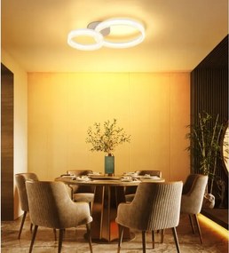 Globo 48046D2 - LED mennyezeti lámpa ZARA LED/24W/230V 3000K 33x50 cm