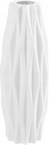 Törhetetlen Műanyag Váza Fehér Virágokhoz Modern H21cm
