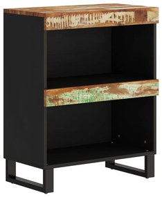 tömör újrahasznosított fa tálalószekrény 60 x 33 x 75 cm