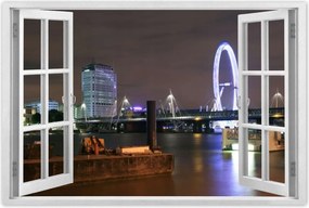 Poszterek 120x80 Éjszakai kép Londonból