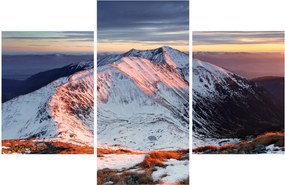 Kép - Téli hegyi panoráma II. (90x60 cm)
