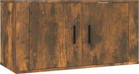vidaXL füstös tölgy színű fali TV-szekrény 80 x 34,5 x 40 cm
