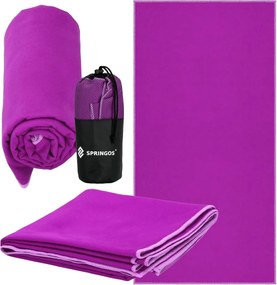 Strandtörölköző Gyorsan Száradó Mikroszálas 75x150 Sportos