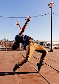 Fotográfia Street dancer, John and Tina Reid, (30 x 40 cm)