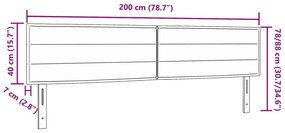 Fejtámla Vonalak Design Krém 200 cm Szövet