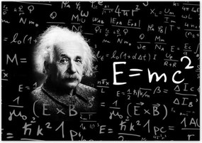 Poszterek 100x70 E=MC2 Albert Einstein