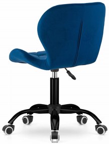NOTO VELVET sötétkék irodai szék