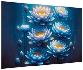 Kép - Tavirózsák a víz alatt (90x60 cm)