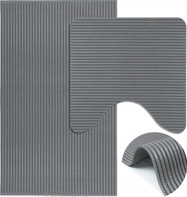 Fürdőszobaszőnyeg szett 2db Mosható Habszivacs Fürdőszobaszőnyeg