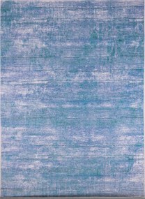 Szőnyeg 220x160 Kék Szürke Vintage Sima Melírozott Modern Szobába