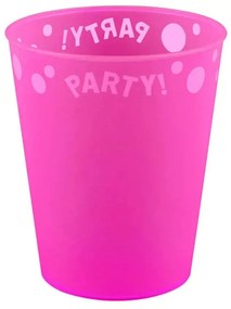 Fuchsia Fluorescent, Fukszia micro prémium műanyag pohár 250 ml
