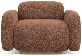 Narancssárga-barna fotel Ailani – Makamii