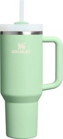 Zsályaszínű rozsdamentes acél termosz szívószállal 1,18 l Quencher H2.0 FlowState Tumbler Pistachio – Stanley