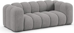 Szürke zsenília kanapé 200 cm Lupine – Micadoni