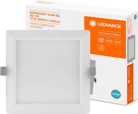 Led panel Süllyesztett Plafon Mennyezeti Lámpa Lámpatest 12W 6500K SQ155 Ledvance