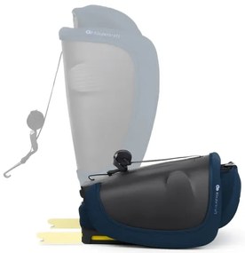 KINDERKRAFT - FIX2GO i-Size autós gyerekülés 76-150 cm kék