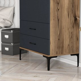 Kumsal T - Walnut, Anthracite