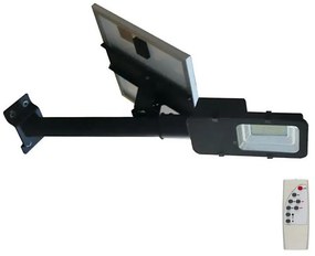 LED Dimmelhető napelemes utcai lámpa LED/50W/6,4V 4000K IP65 + távirányítás