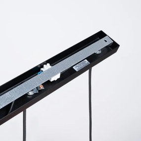 Sollux SL.1402 - Csillár zsinóron PRYSM 3xG9/8W/230V fekete