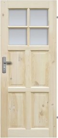 Fa ajtó Czapla 4S 60 balos nyers fenyő