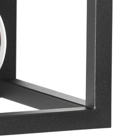 Okos fali lámpa fekete polccal, Wi-Fi-vel, G95 izzóval - Cage Rack