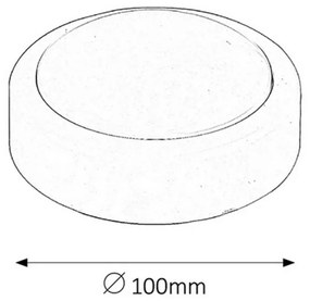 Rabalux 4703 Push light asztali lámpa, fehér