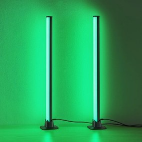 Fekete fém LED asztali lámpa (magasság 55 cm) Boy – Reality