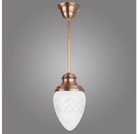 Kemar RI/1/M - Csillár rúdon RINAMA 1xE27/60W/230V sárgaréz