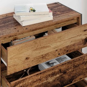 Széf fiókkal Öreg fa 79 x 36 x 75.5 cm Faanyag