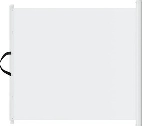 vidaXL behúzható fehér kisállatkapu 82,5 x 125 cm