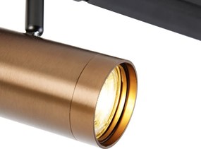 Modern 1 fázisú sínrendszer 4 Wifi GU10 sötét bronz színnel - Jeana